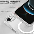 thumbnail image 5 of BENTOBEN Case for iPhone 16e (2025) 6.1" Compatible with Mag-safe Matte Shockproof Anti-Scratch Protective Cover Magnetic Case Matte White, 5 of 6