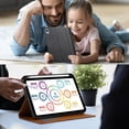thumbnail image 4 of Flip Case for Apple iPad 11th 10th Generation 2025 2022 10.9", Pencil Holder Smart Cover Auto Sleep Wake Protective Documents Pocket Stand Snap Closure Case for iPad 11th 10th Gen 10.9 Inch, Black, 4 of 7