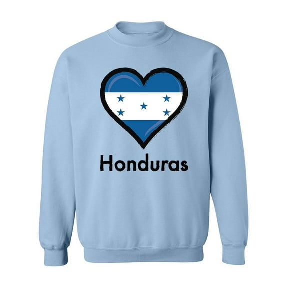 Honduras Love Sweatshirt Men -SPIdeals Designs, Male Medium