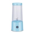 thumbnail image 1 of Plastic Blender Portable USB Charging Stainless Slicer 3.7V 350ML Juicer Home Squeezer Mixing Machine Blue, 1 of 9
