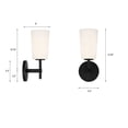 thumbnail image 3 of Crystorama Lighting - Colton - 1 Light Wall Mount-13.25 Inches Tall and 5.5, 3 of 11