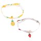 thumbnail image 1 of 2 collares para mascotas con estampado de frutas para gatos, collares ajustables para perros con campana, 1 of 7