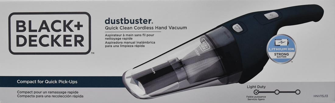 BLACK+DECKER 3.6V Lithium Hand Vacuum 