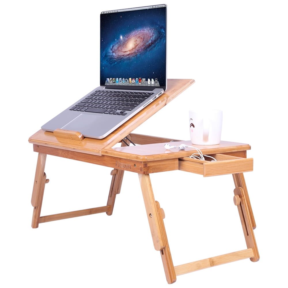 Ktaxon Portable Laptop Desk Folding Foldable Lap Tray Bed