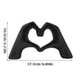 Surprise Gift Heart Hands Sculpture Decor For Bedroom Living Room Bookshelf Table Modern Love