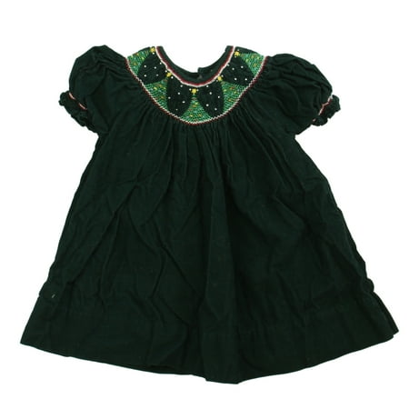 

Pre-owned Petit Ami Girls Green Dress size: *12 Months