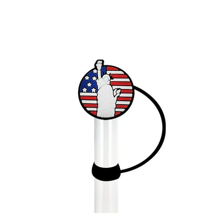 

straw caps covers halloween cute gifts hydro flask lid seal cup decoration Independence Day Straw Cover Removable Cap 10mm Food Grade Silicone
