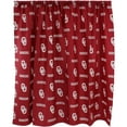 thumbnail image 2 of Oklahoma Sooners 100% Polyester, 63" Curtain Panels, Set of 2, 2 of 2