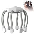 thumbnail image 1 of Masajeador del cuero cabelludo, nuevo masajeador eléctrico del cuero cabelludo con 3 modos Masajeador de cabeza de 360 ​​grados, portátil e inalámbrico (versión blanca-básica), 1 of 5