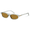 Light Green/Brown, variant on XXZQRYHN Trendy Polarized Sunglasses for Women Men Retro 90s Style Cat Eye Frame UV400 Protection Sun Glasses(Black/Brown)