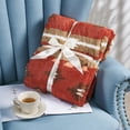 thumbnail image 6 of Home Soft Things Christmas Southwest Faux Fur Sherpa Throw - Brick Red - 60" x 80"Jumbo, 6 of 14