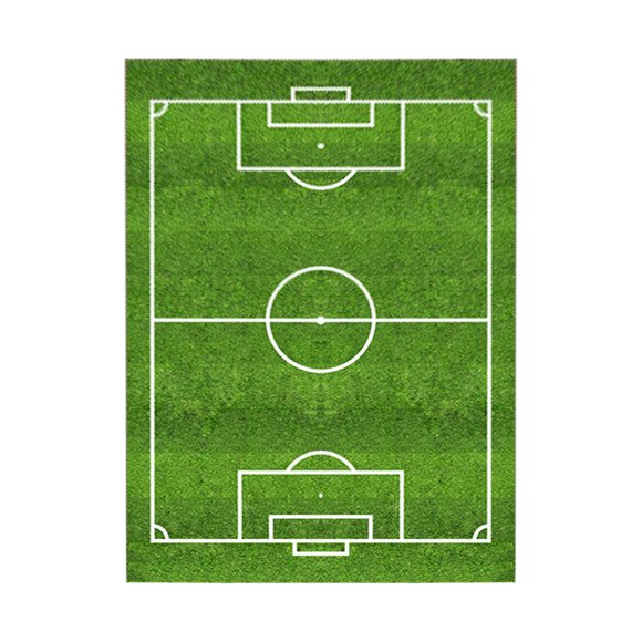 Soccer Area Rug Football Field Carpet Non Slip Floor Mat Football Stadium Green Painted Line Playmat Runner Rug for Living Room Bedroom Halloween Decorations Indoor Halloween Decorations Inflatable