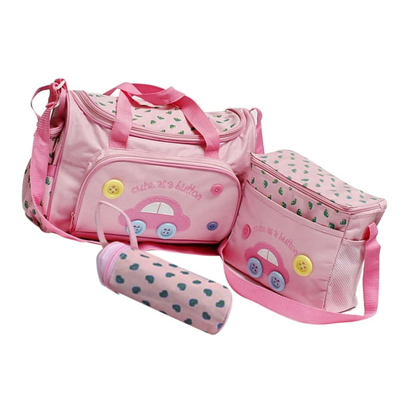 Juego de bolsa de pañales multifuncional, 4 piezas, bolsa de pañales multifunción para mamá, juego de bolsa para mamá, funcionamiento suave