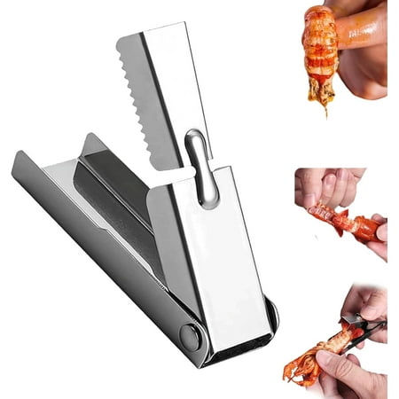 

Stainless Steel Crawfish Peeler Tool Crawfish Tail Remover Tool Crawfish Tail Peeler Remover Device for Quick and Easy Shelling (3pcs)