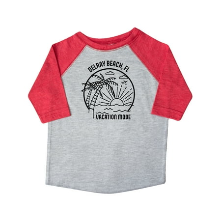 

Inktastic Summer Vacation Mode Delray Beach Florida Gift Toddler Boy or Toddler Girl T-Shirt