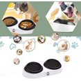 thumbnail image 2 of Comedero para perros y gatos, antideslizante, extraíble, con base elevada e inclinada 15°, para gatos, cachorros y perros pequeños., 2 of 5
