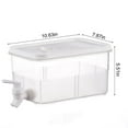 thumbnail image 3 of Fwttom Cold Kettle with Faucet in Refrigerator, Faucet Large Capacity Storage for Fruit Juice Dispenser with Top and Spigot Fruit Teapot Lemonade Bucket, 3 of 8