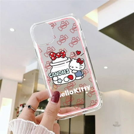 Sanrio Hello Kitty Case For Xiaomi Mi 11T 12 10T Redmi Note 9 10 Lite 11 S 8 7 8T 9T 9C 10C Poco F3 M3 X3 NFC X4 Pro Clear Coque