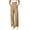 Khaki, variant on Womens Pants for Women Work Casual Relaxed Cigarette - Cargo Pocket Summer Black S