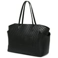 thumbnail image 4 of Compass 32L Vegan Leather Monogram Weekender Tote Bag, 4 of 10
