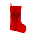 thumbnail image 2 of Décorations de Noël Hangs Bas de Noël Rouges Ornements Suspendus pour Cheminée Chaussettes en Peluche Bonbons avec Nœud en Velours Rouge pour Famille Décorations de Vacances de Noël, 2 of 9