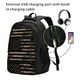 thumbnail image 2 of Fotbe American Flag with Desert Camouflage Mochila con Estampado y Puerto USB para Hombre y Mujer, Mochila Antirrobo, Mochila de Viaje, Mochila Escolar, Mochila Universitaria, 2 of 7