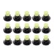 thumbnail image 1 of 15pcs 12V T4,2 Bombillas Cerámica LED Azul Frío Luz de Tablero Interior de Coche Base Cuña Negro, 1 of 1