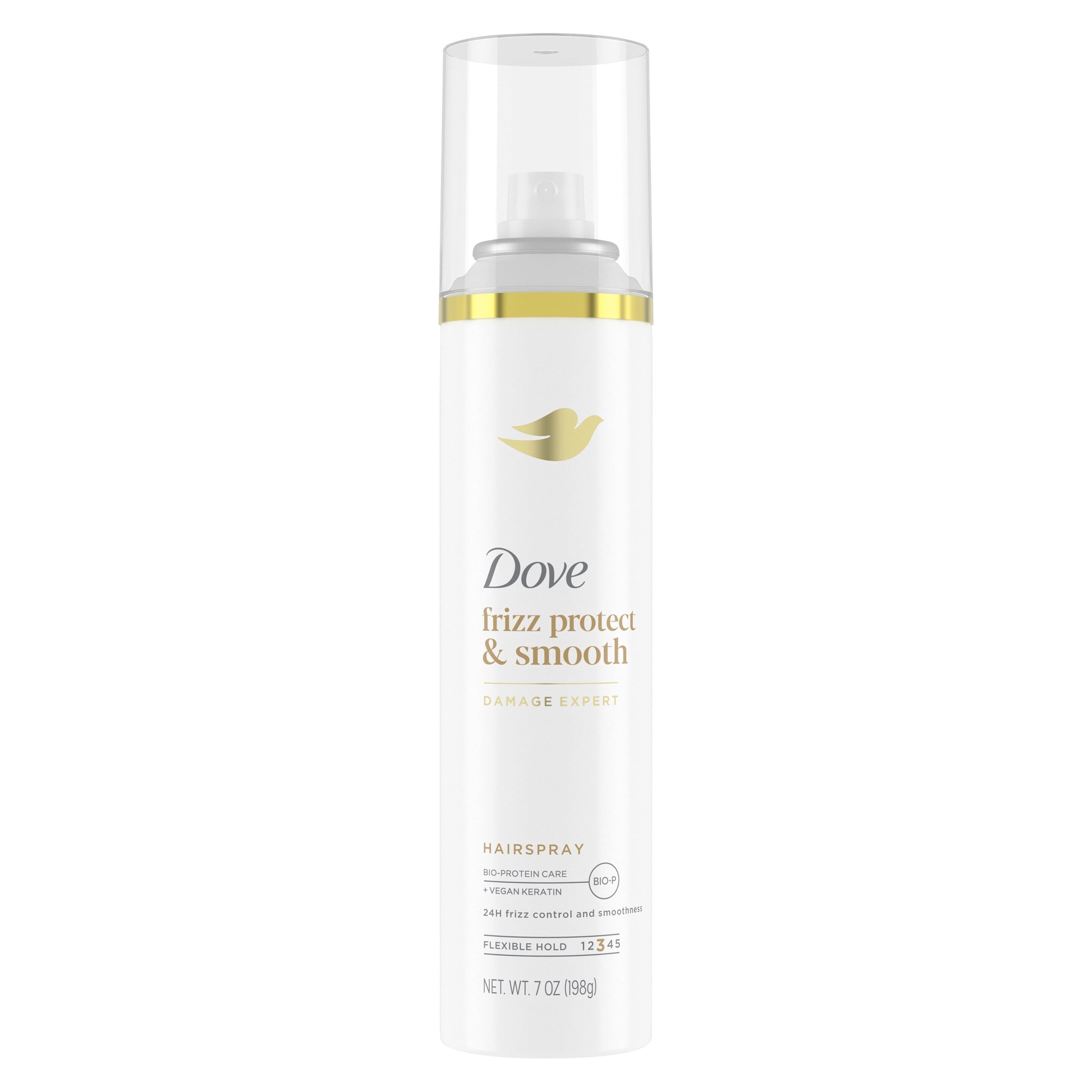 (2 pack) Dove Extra Hold Styling Hairspray Smooth & Protect Against Frizz & Humidity Protect & Smooth All-day Flexible Hold for 24H Frizz Control, 7 oz