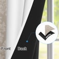 thumbnail image 4 of Khaki Damask Gradient Blackout Curtains 2 Panels Set,Grommet Top Thermal Insulated Window Drapes for Bedroom Living Room,42x96 inch, 4 of 8