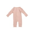 thumbnail image 3 of GXFC Newborn Baby Autumn Romper Infant Solid Color Long Sleeve  Long Pants Button Down Knitted Jumpsuit Kids One Piece 0-18M, 3 of 6