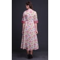 thumbnail image 3 of Bimba Robe Chemise Décontractée à Imprimé Floral pour Femme, Robe Évasée Mi-Mollet de Fête - Moyen, 3 of 5