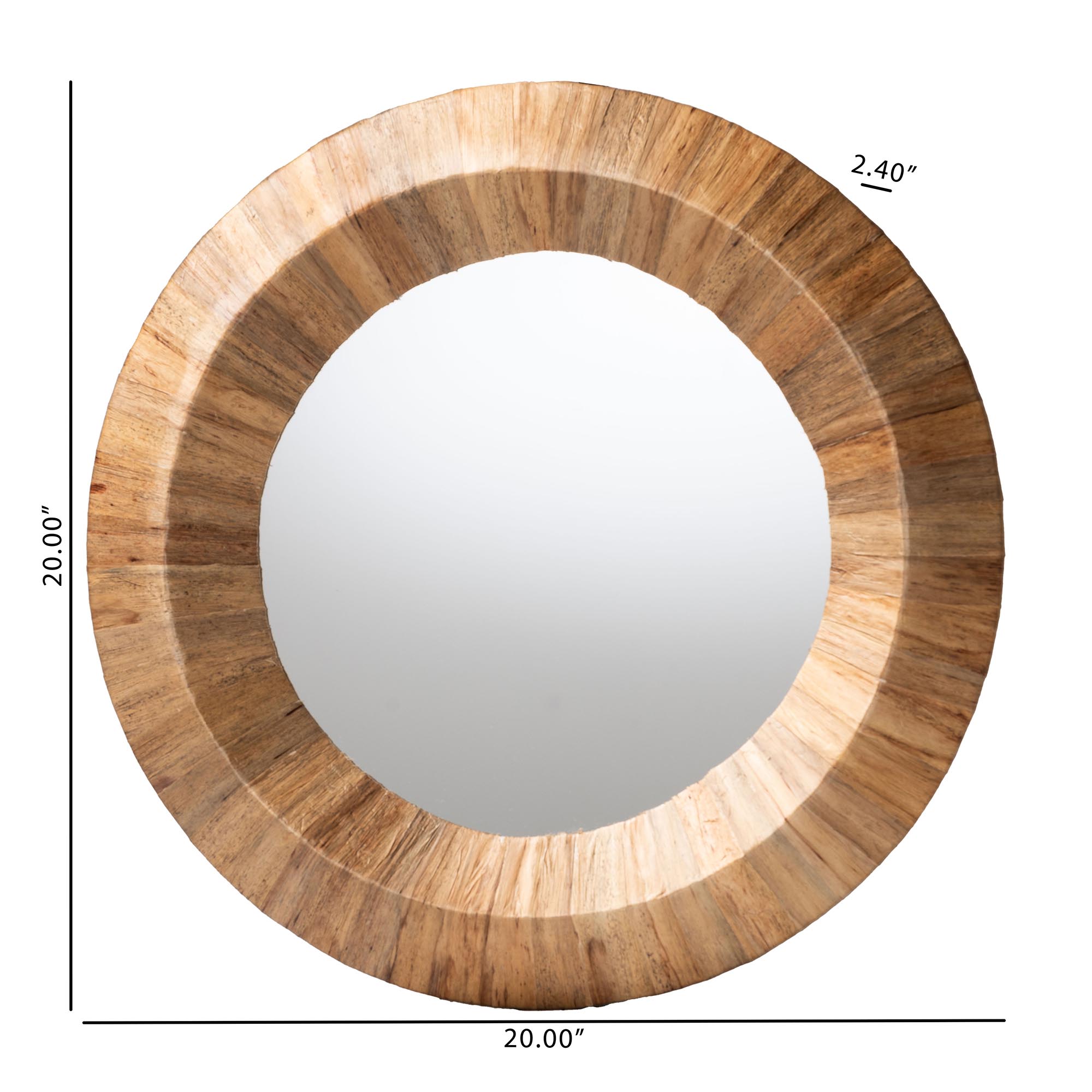 bali & pari Tarun Boho Mirror, Natural