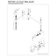 thumbnail image 6 of Kingston Brass KS310ALAC Restoration Wall Mount Pot Filler Faucet, Antique Copper, 6 of 8