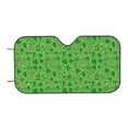 thumbnail image 4 of Uemuo St Patrick's Day Pattern Accordion Car Windshield Sun Shade, Foldable Reflective Sun Visor for Car, Reflector Windshield Sunshade-Medium, 4 of 7