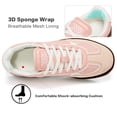 thumbnail image 5 of Ecetana Women's Comfortable Lace-Up Walking Sneakers Non-Slip Casual Fashion Shoes for Everyday Wear, 5 of 8