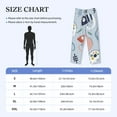 thumbnail image 4 of Lsque Cute Chameleons On Blue Print Men's Pajama Pants, Lounge Pant - Comfortable Home Wear,Elastic Waistband, Stylish Design-Small, 4 of 9