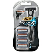 BIC Flex 4 Sensitive Hybrid Men's 4Blade Disposable Razor for