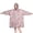 Pink Cartoon Unicorn-2, variant on Wearable Oversized Blanket,Pink Cartoon Dragon Rainbow Heart Crown Pattern Wearable Blanket Hoodie for Adults,Cozy Hooded Blankets with Super Pockets,Super Warm Fuzzy Pullover for Women & Men
