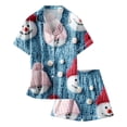 thumbnail image 4 of WEAIXIMIUNG Pajamas For Children Shirt And Pant Matching Set Sleepwear Set With Pockets For Christmas 4-5 Years, 4 of 4