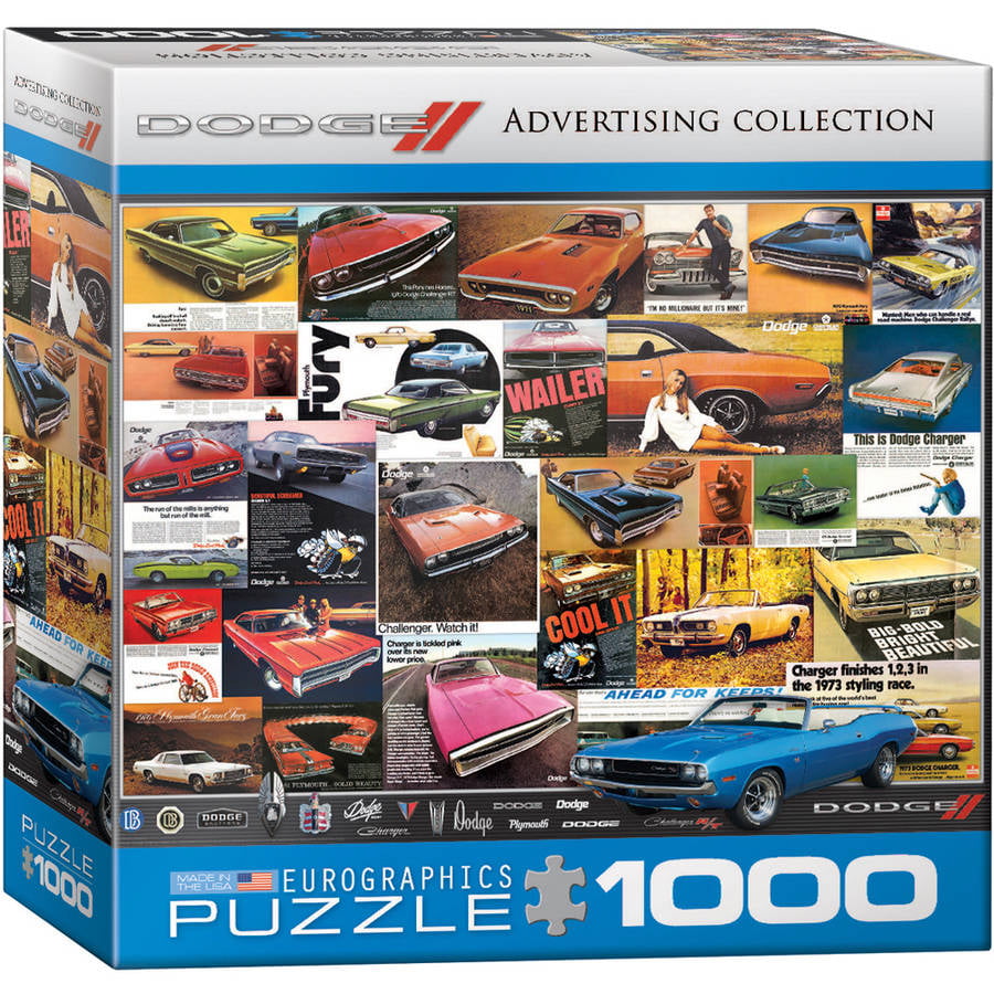 Jigsaw puzzle Car British Motor Cars montage 1000 piece NEW Made in the USA 