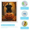 thumbnail image 3 of Diamond Art Kit for Adults, Black Cat Witch Pumpkin Autumn Diamond Painting for Adults Beginners, 5D DIY Diamond Art Painting Kits, Colorful Diamond Painting Craft for Home Decor 12x16, 3 of 7
