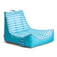 thumbnail image 2 of Big Joe Captain's Float Double Sided Mesh 3 feet Light Blue Zag Stripe, 2 of 5