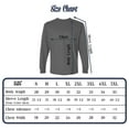 thumbnail image 2 of Gildan Unisex Ultra Cotton Long Sleeve Art and Craft T-Shirt, Bulk 3 Pack, Charcoal Tee, S, 2 of 5