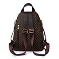 thumbnail image 3 of PRIYAL PU Casual Backpack,Men Women Casual Leather Laptop Backpack，Daily Commuter Leather Backpack，Work Bag, 3 of 4