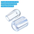 thumbnail image 4 of REGALWOVEN Kitchen Sink Rack Feet, 20Pcs Plastic Sink Protector Feet with Bumper Cover for Sink Rack Grid Clear, 4 of 7