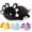 Black, variant on MaoGoLan 23.5" Giant Axolotl Stuffed Animals with 3 Babies Inside Large Axolotl Plush Toy