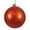 Burnished Orange, variant on Vickerman 8" Silver Matte Ball Ornament