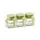 thumbnail image 1 of Condiment Jar Spice Container+lids & Spoons,clear Glass Condiment Canisters Pots Seasoning Box Salt, 1 of 5