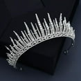 thumbnail image 3 of unbranded  Elegant Bridal Rhinestone Crown Female Bride Queen Bridesmaid, 3 of 8