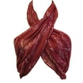 thumbnail image 5 of Wrapables? Lightweight Musical Notes Infinity Scarf, Red, 5 of 6